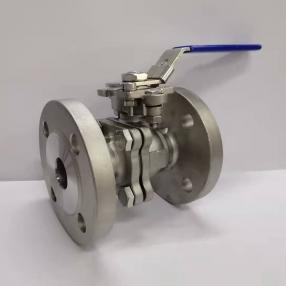   2PC日標法蘭球閥帶ISO5211高平臺，JIS法蘭