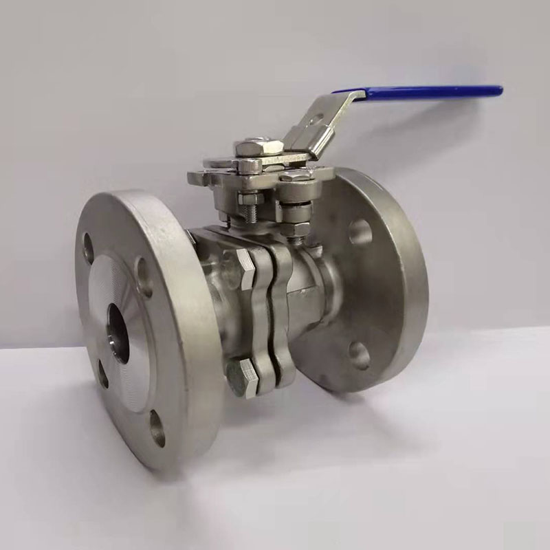   2PC日標法蘭球閥帶ISO5211高平臺，JIS法蘭